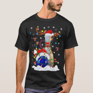 Julfesten Ljus Bowling Pin och Boll T Shirt