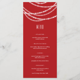 Julfesten Merry & Bright Julafton mousserande Ljus Meny