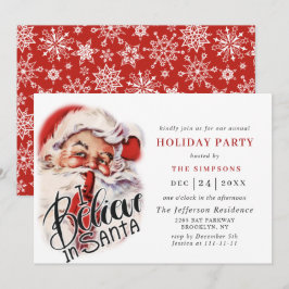 Julfesten Retro Jultomten jul Inbjudningar