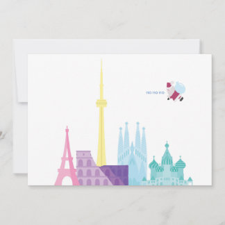 Julfesten Santa Funny Pun-julfest Inbjudningar