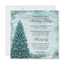 Julfesten Teal Blue Julgran