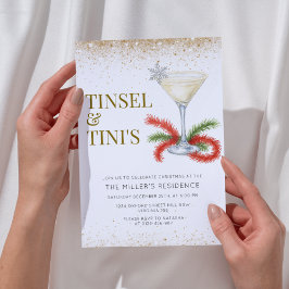 Julfesten Tinsel och Tinis jul Inbjudningar
