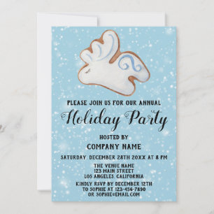 Julfesten White Reindeer Cookie Snö Company Inbjudningar