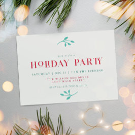 Julfestens inbjudan till jul Party Inbjudan