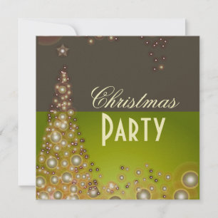 Julfester, champagnebubblor inbjudningar