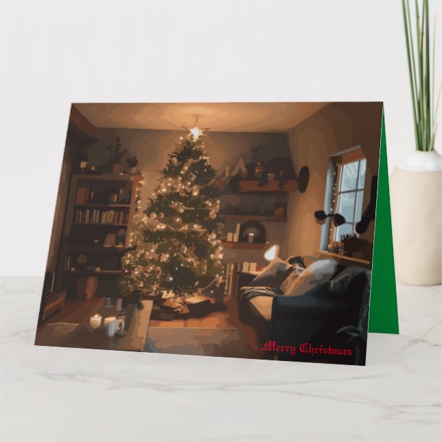 Julfestglädje Kort (Framsida)