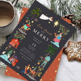 Julfestin Inbjudan för de Tre Visa Männen