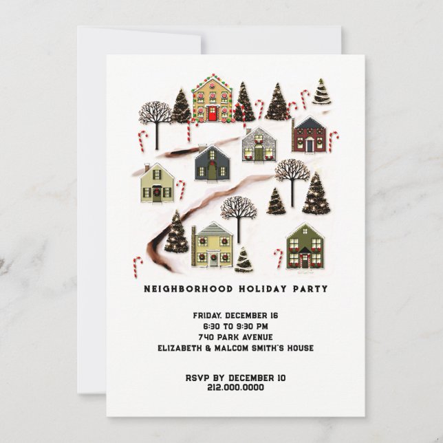 Julfestin Invitationer Inbjudningar (Framsida)