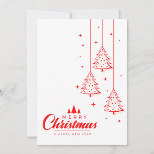 Julfestinbjudan till Red Elegant Inbjudningar