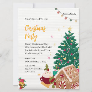 Julfestinladelse Inbjudningar