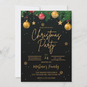 Julfestinladningar Julfest Inbjudningar