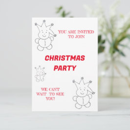 Julfestinladningar Zalnok Inbjudningar