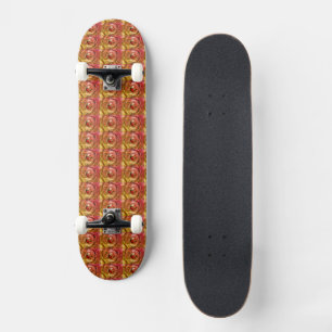 Julfestivalen Blodpräglad mönster-design Mini Skateboard Bräda 18,5 Cm