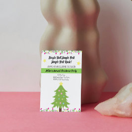 Julfestlig inbjudan till julfest