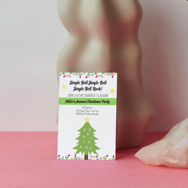 Julfestlig Partynodningsinbjudan Inbjudningar (Skapare uppladdad)