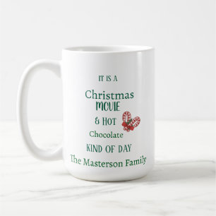 Julfilm och Hett Chocolate-typ av dag Kaffemugg