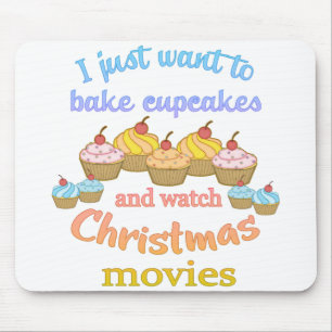 Julfilmer och Cupcakes Musmatta