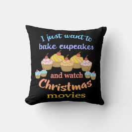 Julfilmer och Muffinsar Kudde