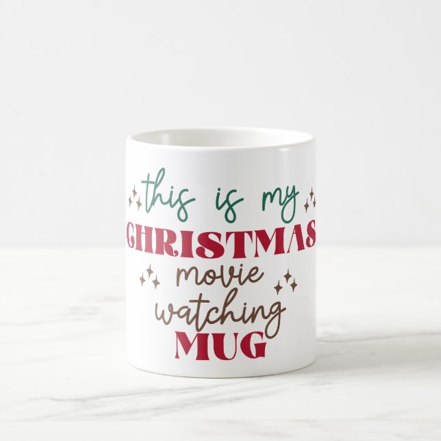 Julfilms-visningsmugg - Julmugg Kaffemugg (Center)