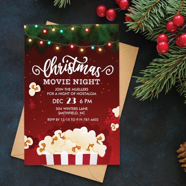Julfilmsnatt Inbjudan (Skapare uppladdad)