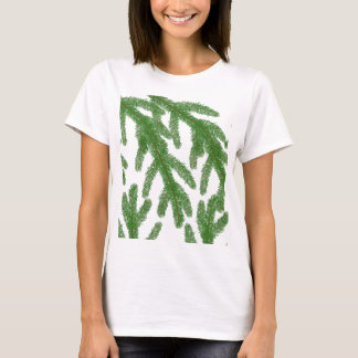 Julfir Träd Grenar T-Shirt