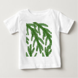 Julfir Träd Grenar T Shirt