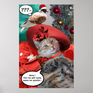 JULFIRANDE AV PRINSESSESTATUS KATT POSTER
