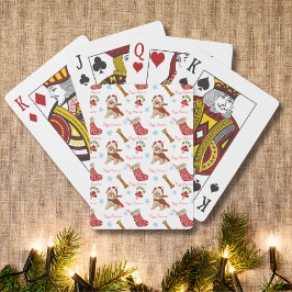 Julfirande med Yorkie Casinokort