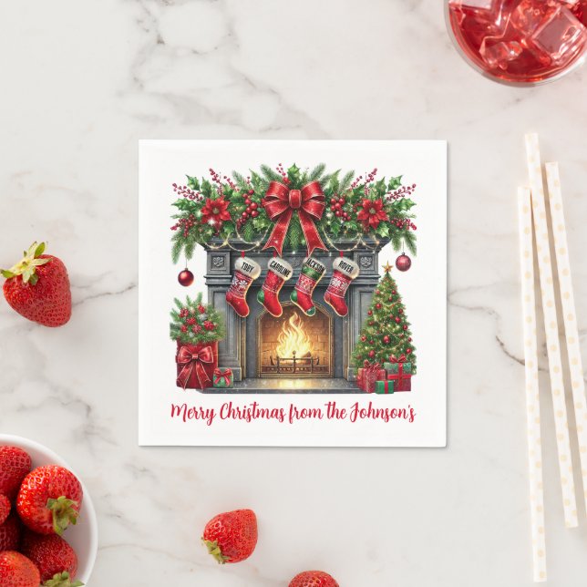 Julfireplace Pappersservett (Insitu)