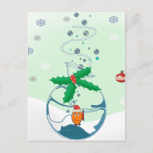Julfisk Helg Vykort