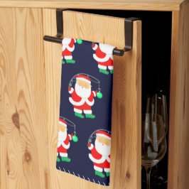 Julfiske - fusk kökshandduk