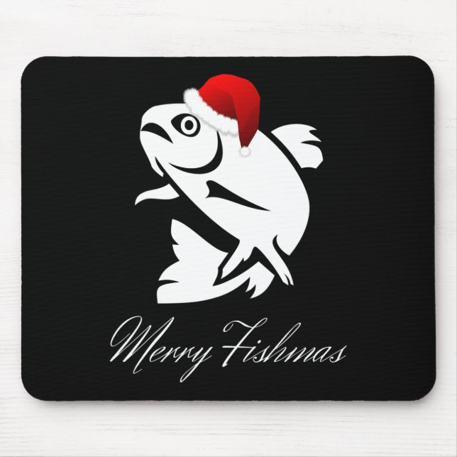 Julfiske - Merry Fishmas Musmatta (Framsidan)