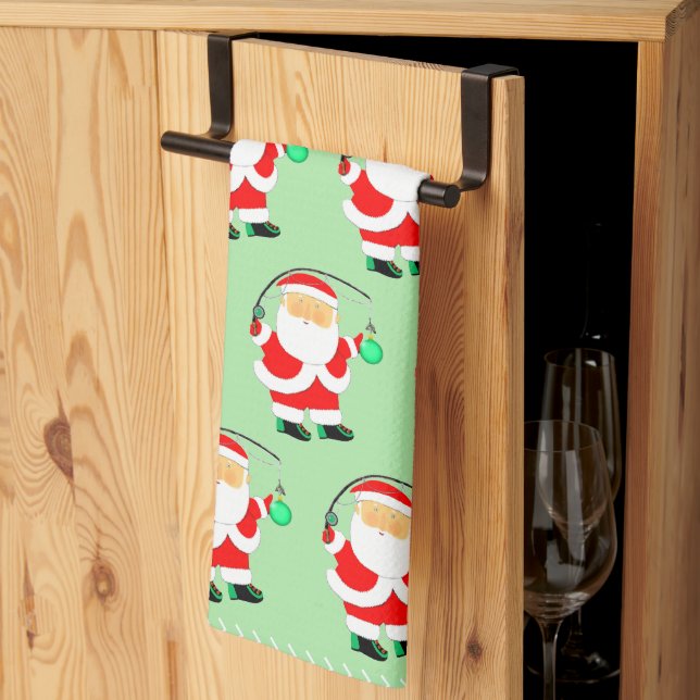 Julfisket, Helgdag Gift Kökshandduk (Thirds Fold)