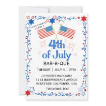 Julfjärde amerikanska Örn BBQ Fireworks Flagga