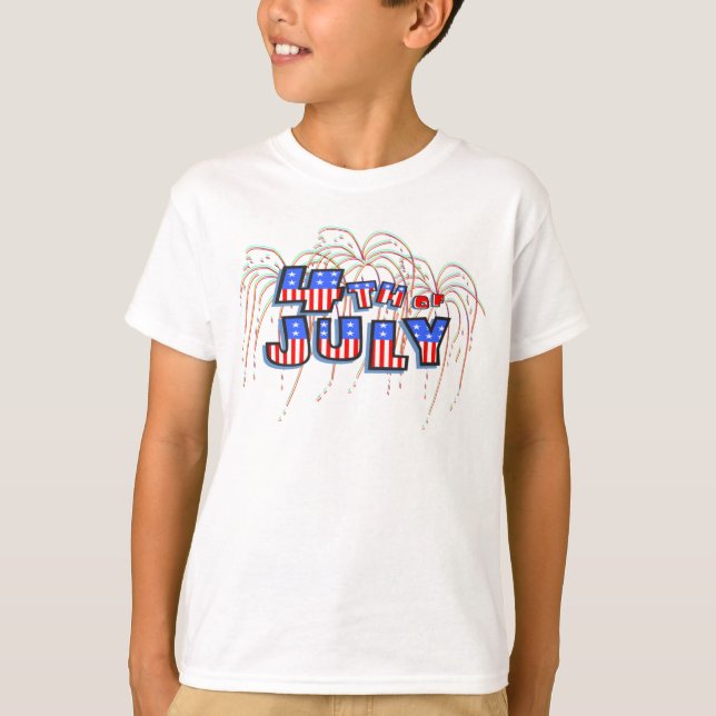 Julfjärde Fireworks T-Shirt (Framsida)