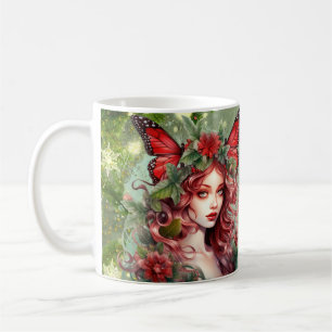 Julfjäril Fairy Kaffemugg