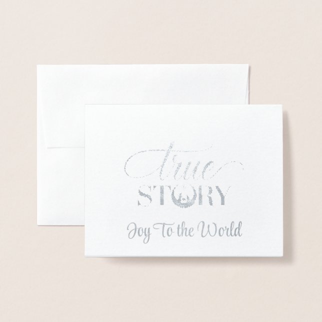 Julfjolkort Folierat Kort (Framsida med kuvert)