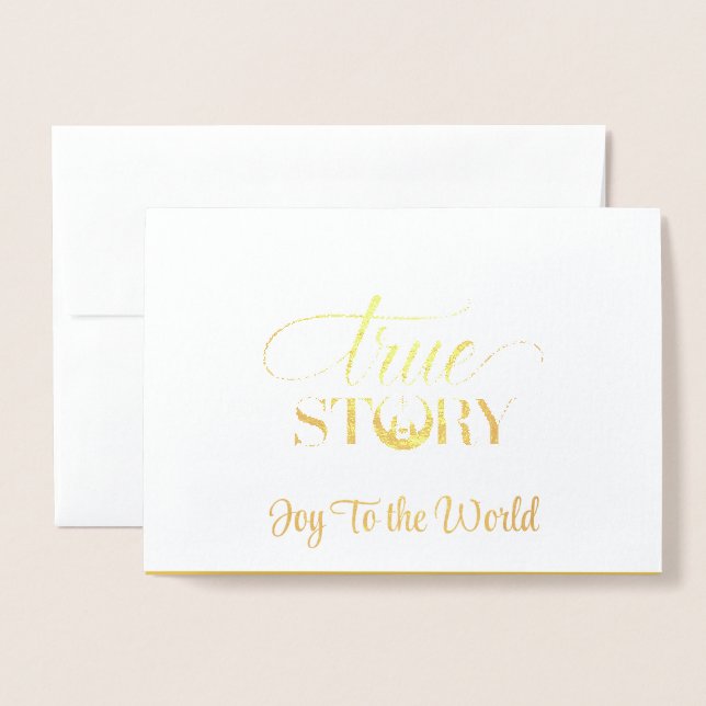 Julfjolkort Folierat Kort (Framsida med kuvert)