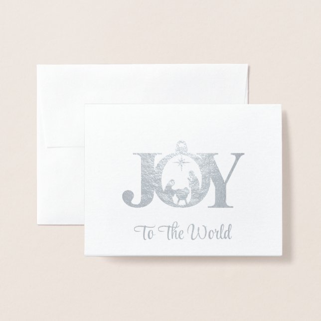 Julfjolkort Folierat Kort (Framsida med kuvert)