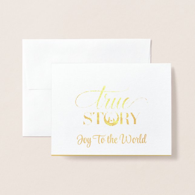 Julfjolkort Folierat Kort (Framsida med kuvert)