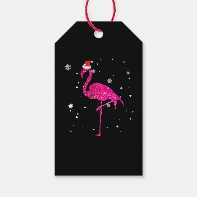 Julflamingo Essential Presentetikett (Framsidan)