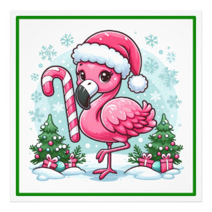 Julflamingo Sublication Clipart-27301 Fototryck