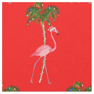 Julflamingo Tyg