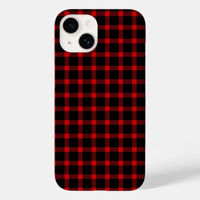 Julflanell/Winter iPhone 14 Fodral (Baksida)