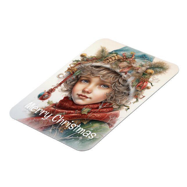 Julflicka Anpassningsbar 19 av 25 Magnet (Vänstra Sidan)