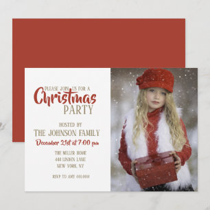 Julflicka Inbjudningar