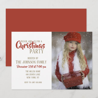 Julflicka Inbjudningar