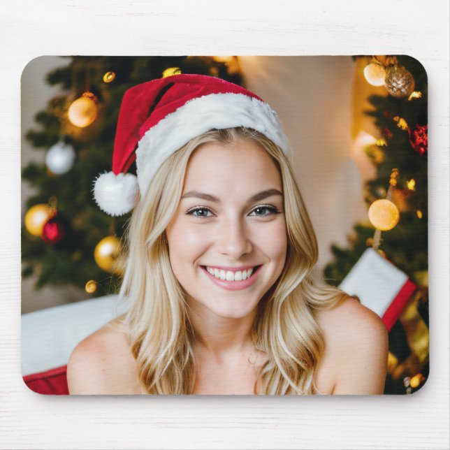 Julflicka Mouse Pad Musmatta (Framsidan)