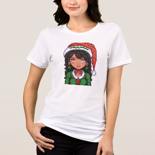 Julflicka T-shirt (Framsida)