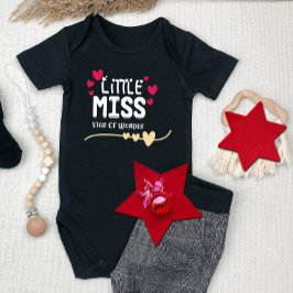 julflickans lilla miss Star T Shirt